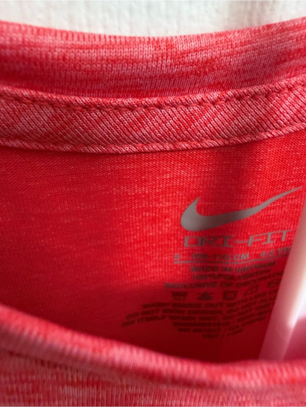 Nike Kids' Red Graphic Swoosh Tee and Blue Short Set, Size 5 - Picture 2 of 5